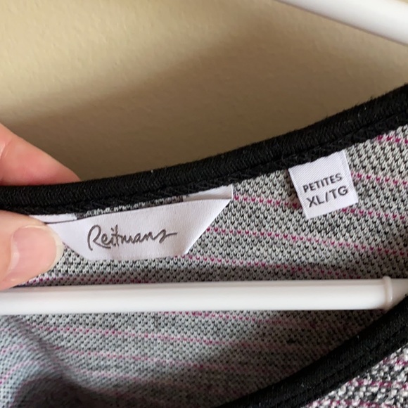 2/$24 dress top XL petite - Picture 6 of 8